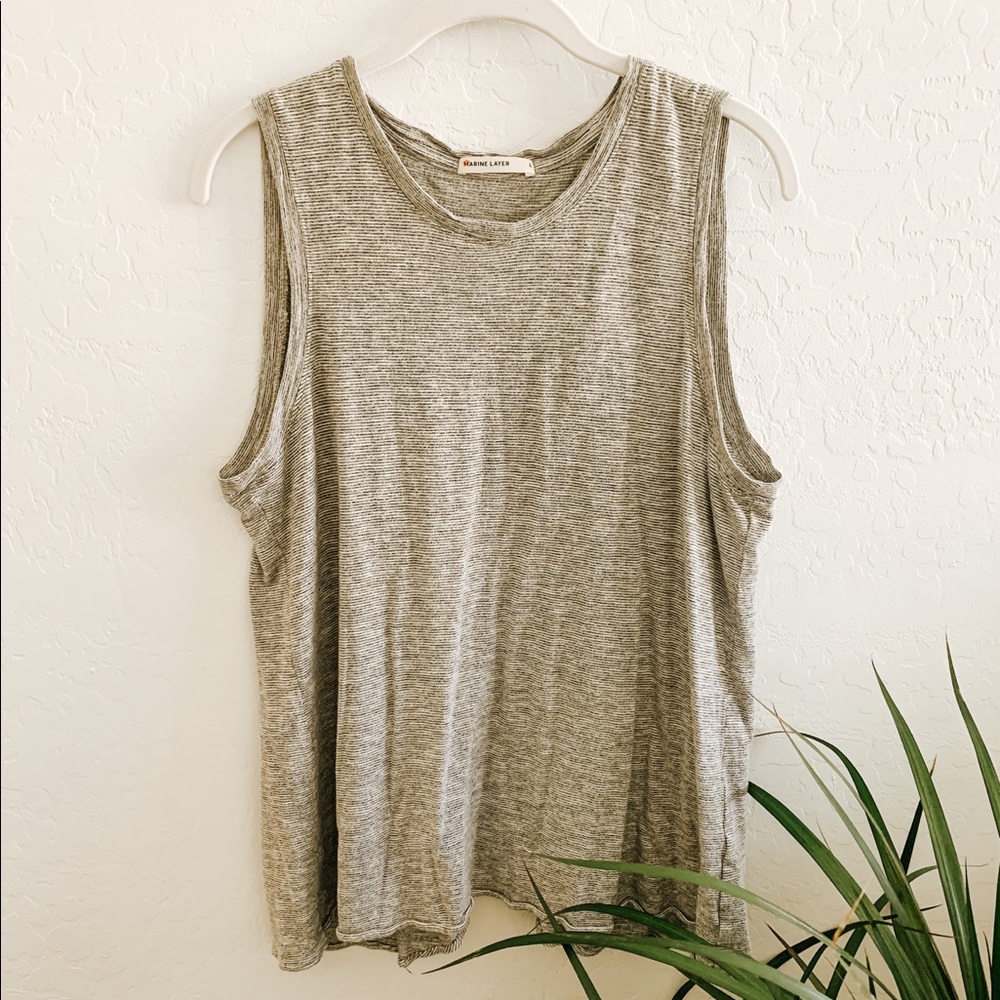 Marine Layer Gray Tank Top